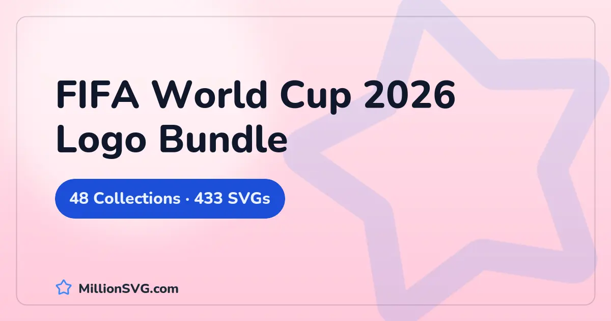 FIFA World Cup 2026 Logo Bundle SVG bundle cover