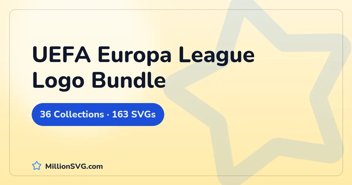 UEFA Europa League Logo Bundle SVG bundle cover