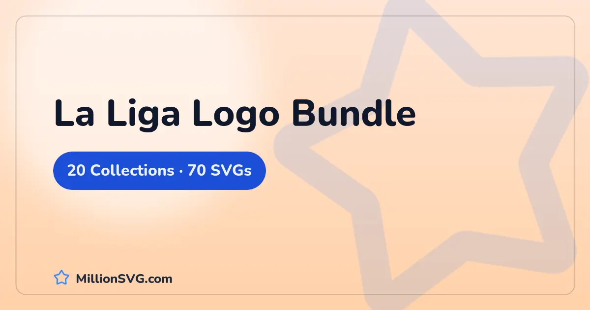La Liga Logo Bundle SVG bundle cover