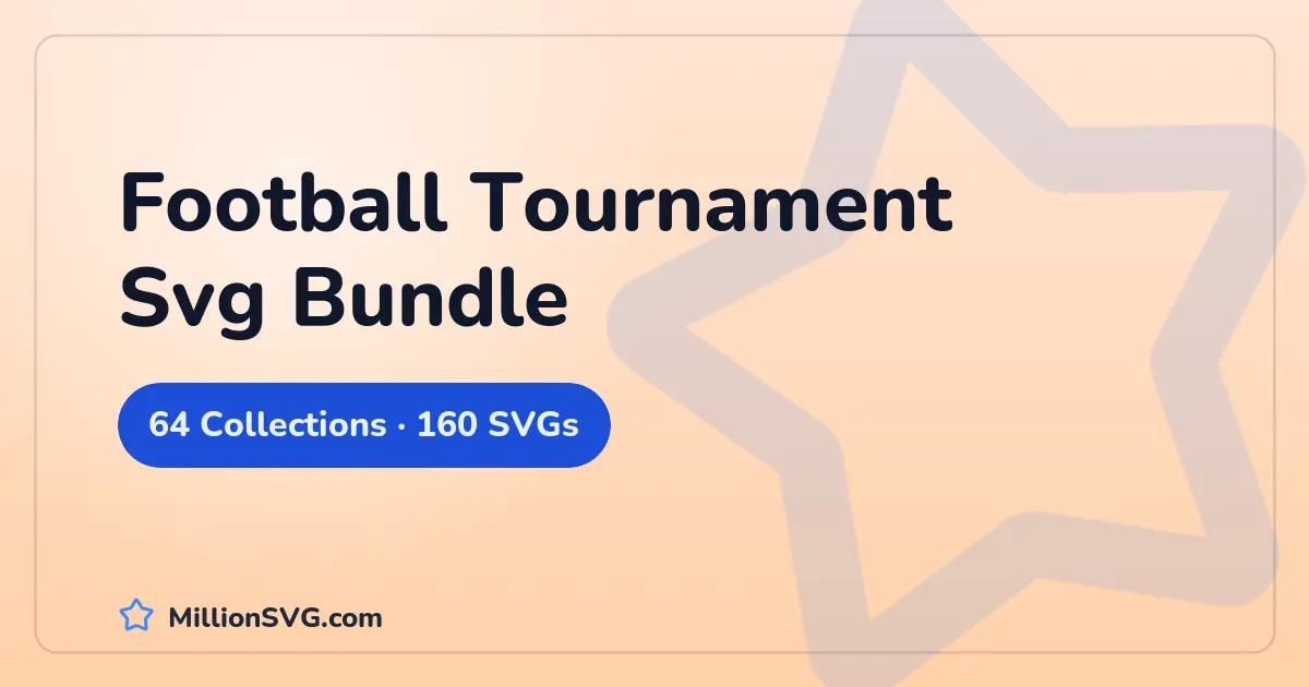 Football Tournament Svg Bundle SVG bundle cover