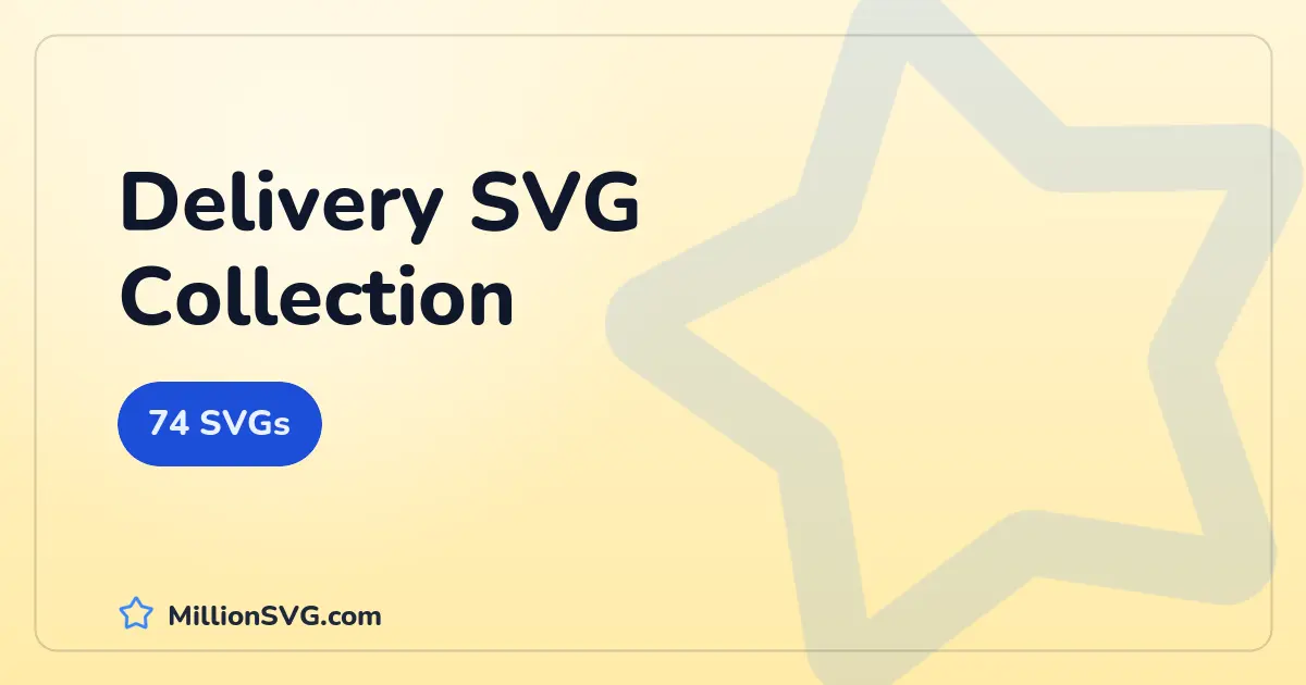 Delivery SVG collection cover