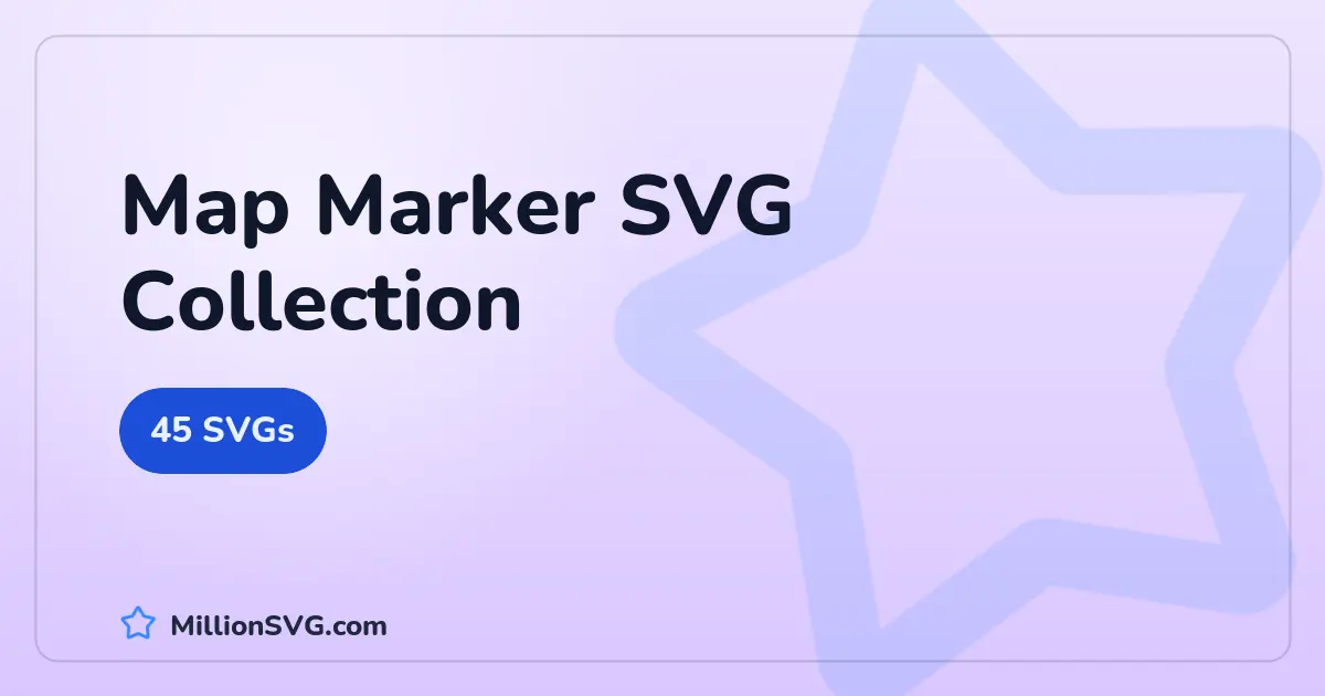 Map Marker SVG collection cover