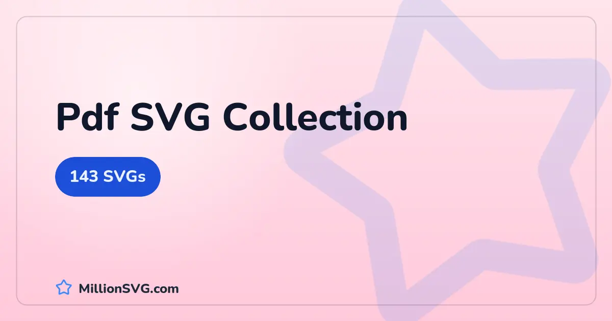 Pdf SVG collection cover