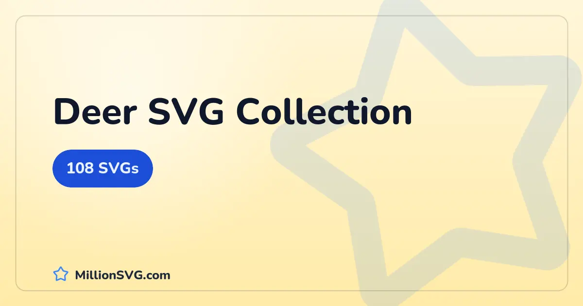Deer SVG collection cover
