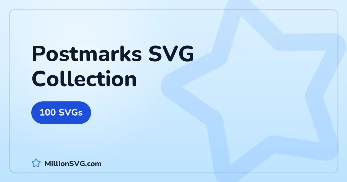Postmarks SVG collection cover