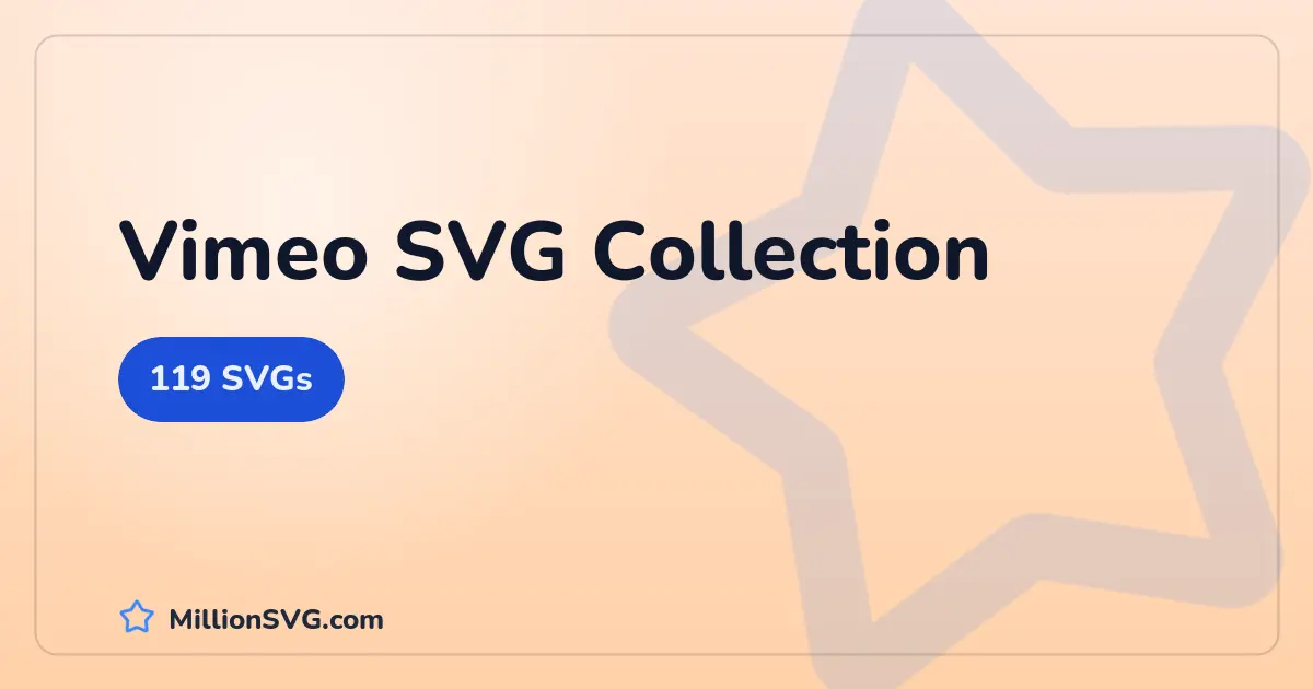 Vimeo SVG collection cover