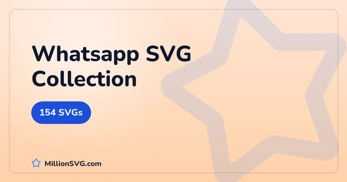 Whatsapp SVG collection cover