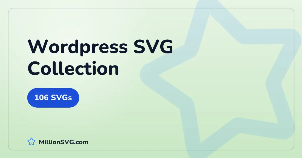 Wordpress SVG collection cover