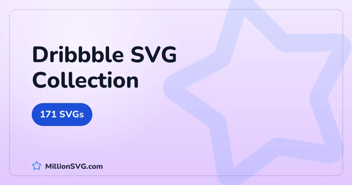 Dribbble SVG collection cover