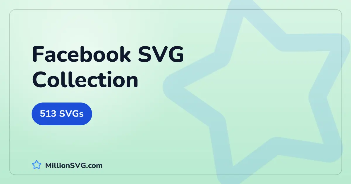 Facebook SVG collection cover