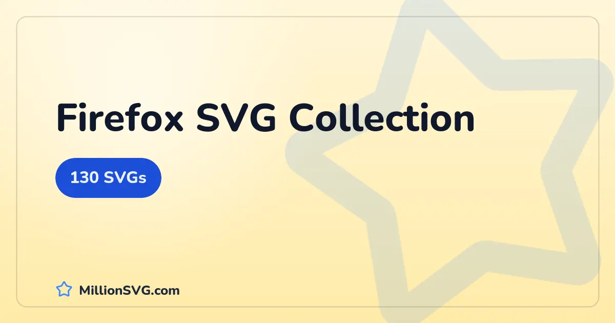 Firefox SVG collection cover