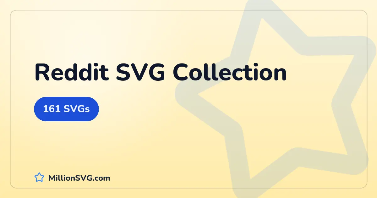 Reddit SVG collection cover