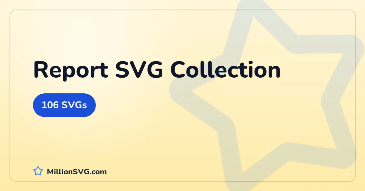 Report SVG collection cover