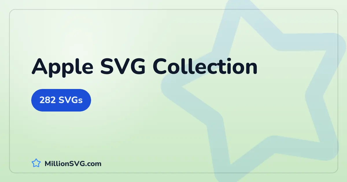 Apple SVG collection cover