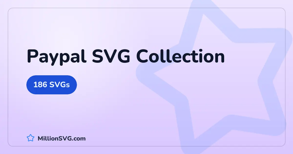Paypal SVG collection cover