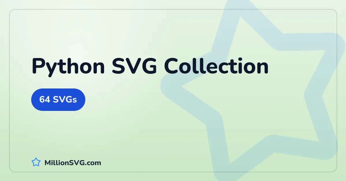 Python SVG collection cover