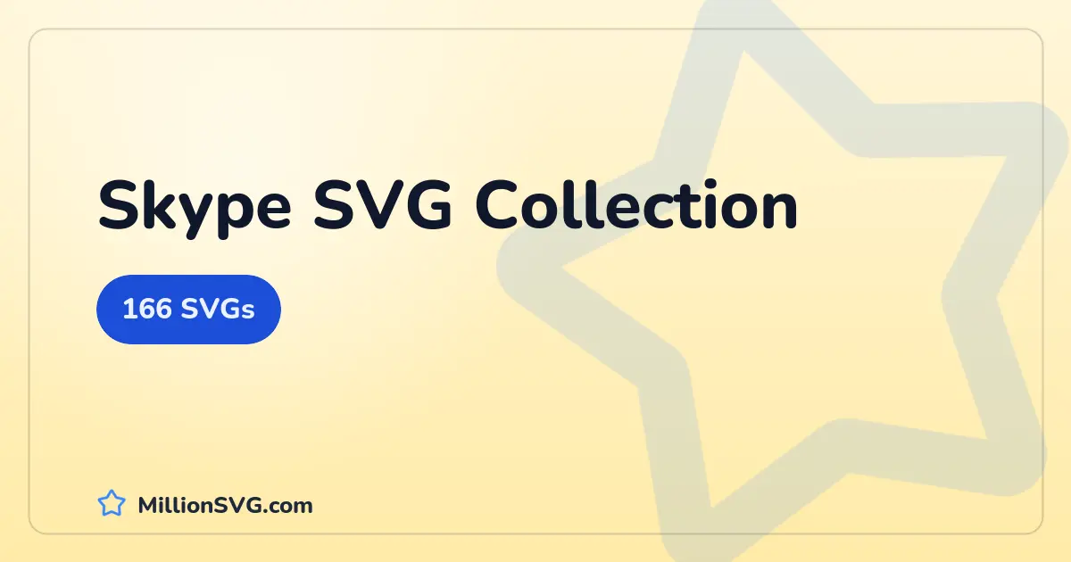 Skype SVG collection cover