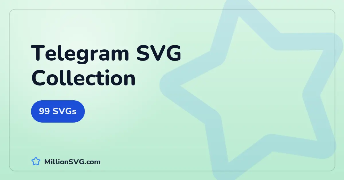 Telegram SVG collection cover