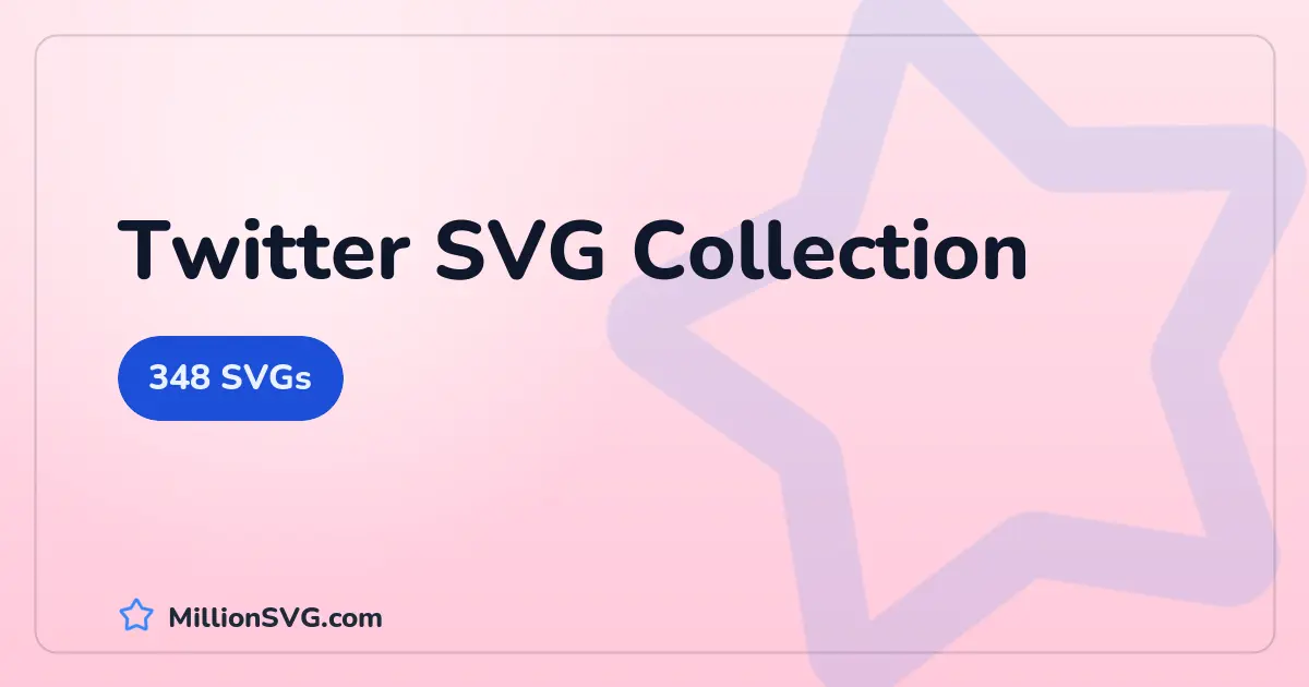 Twitter SVG collection cover