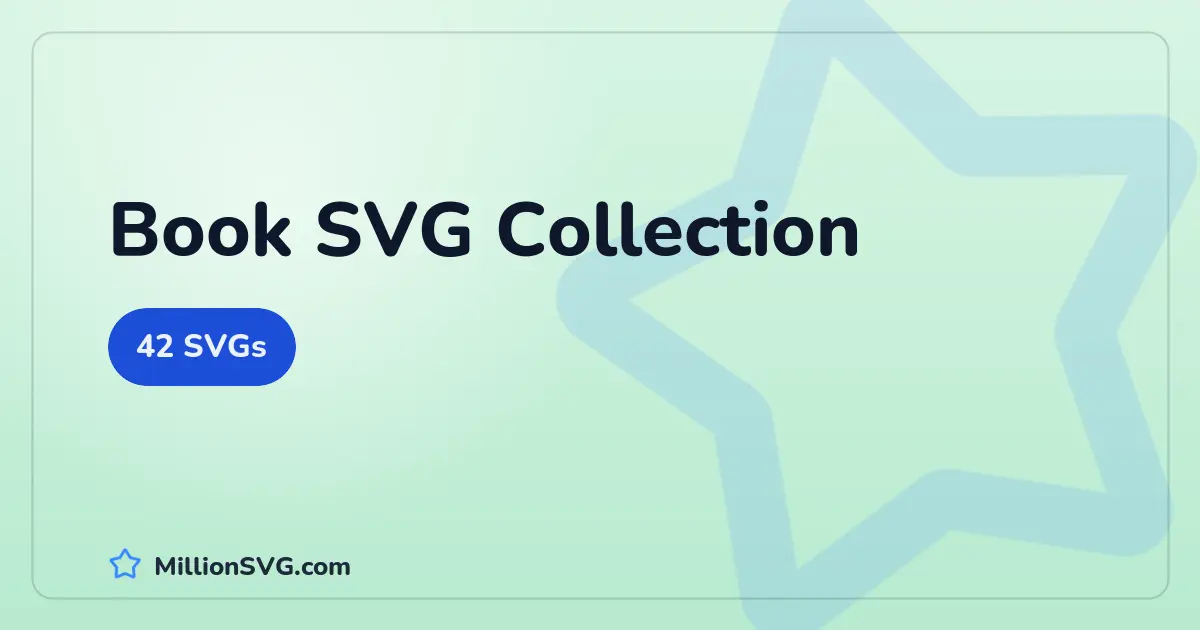 Book SVG collection cover