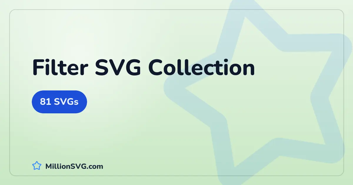 Filter SVG collection cover