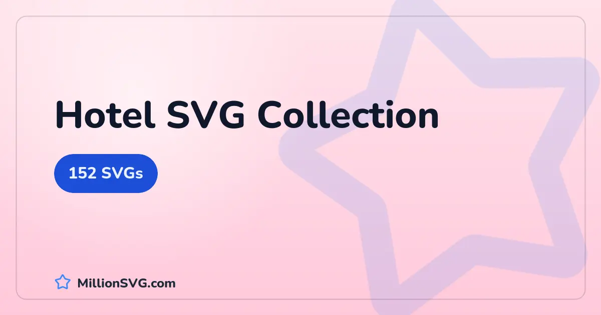 Hotel SVG collection cover