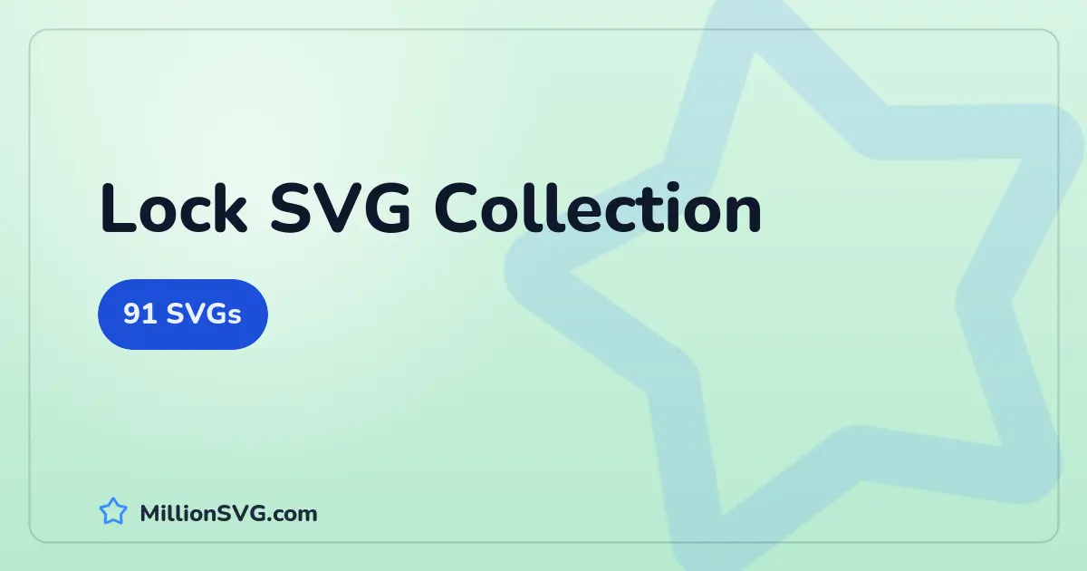 Lock SVG collection cover