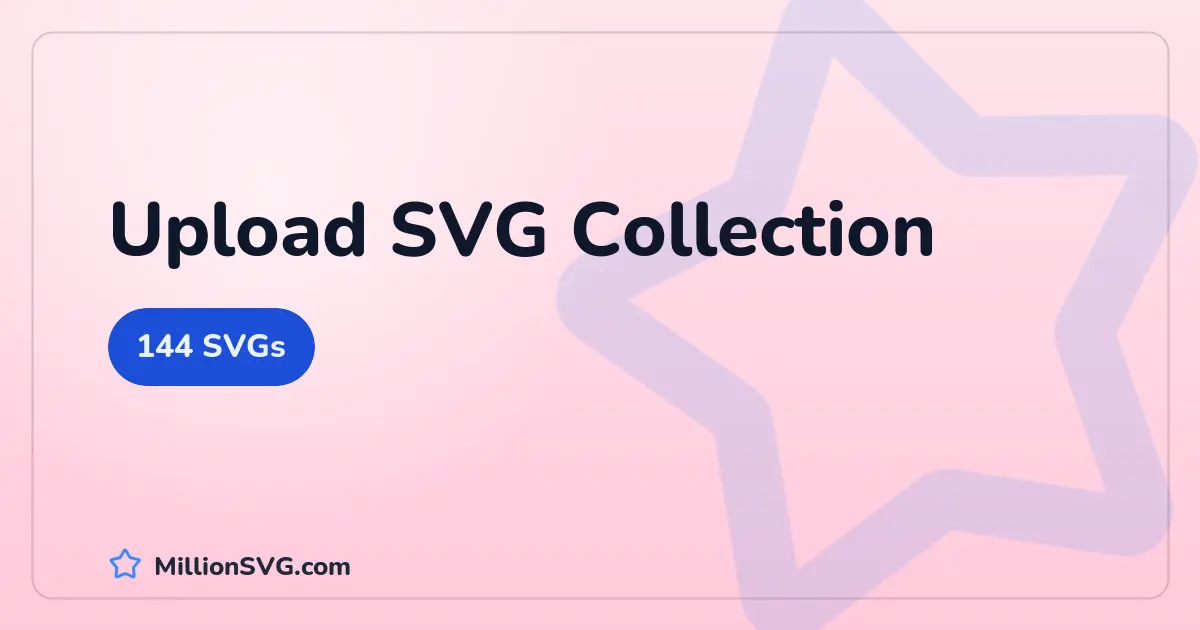 Upload SVG collection cover