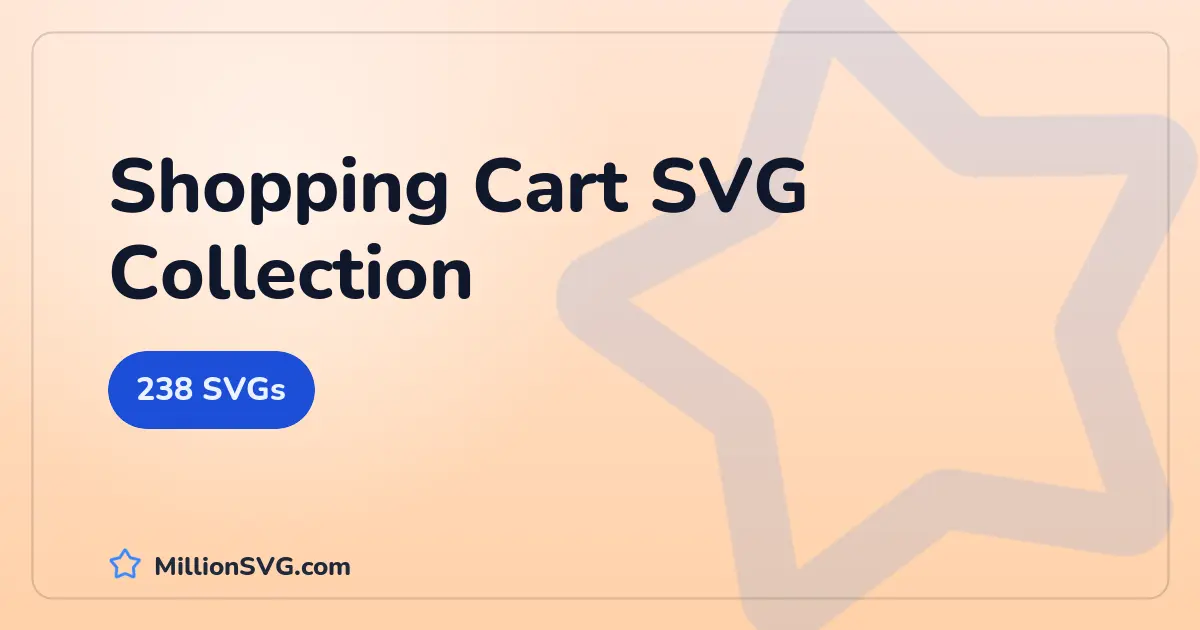 Shopping Cart SVG collection cover