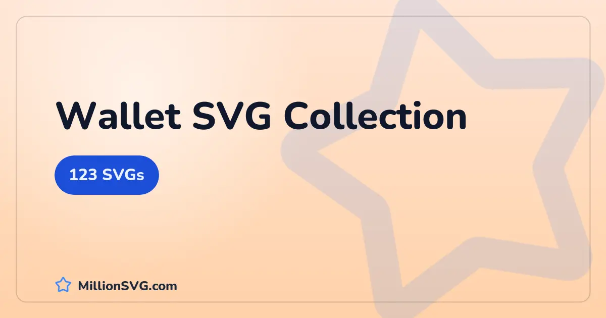 Wallet SVG collection cover