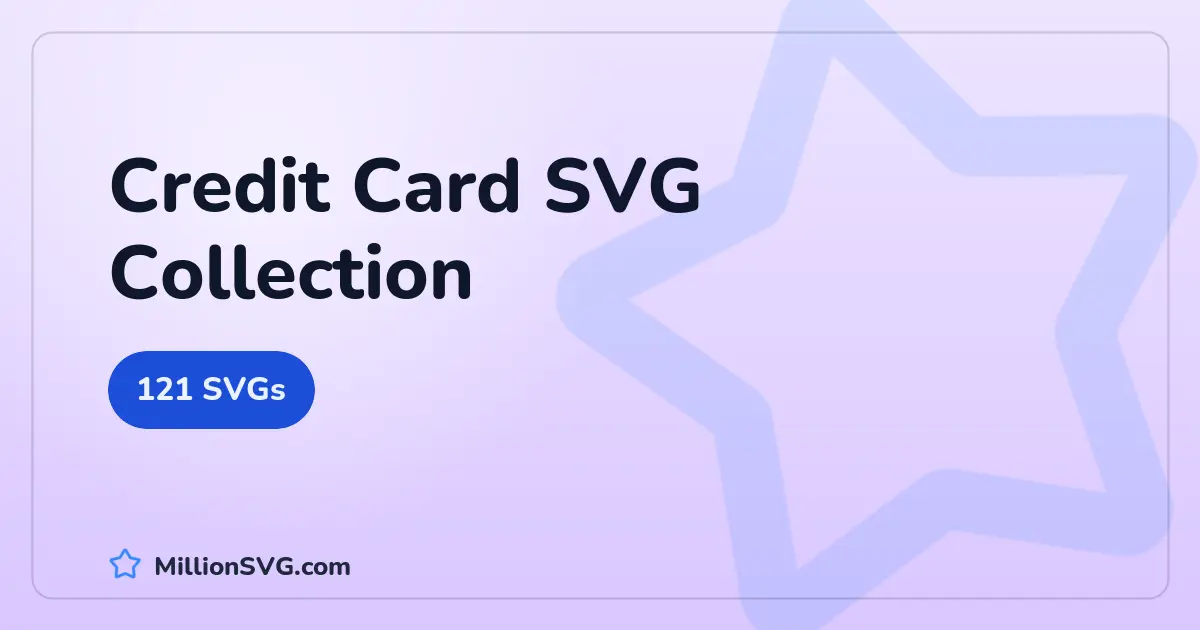Credit Card SVG collection cover