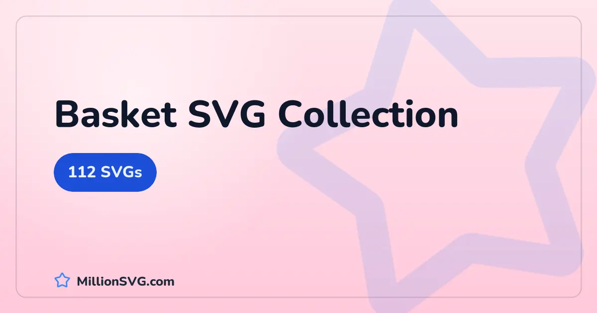Basket SVG collection cover