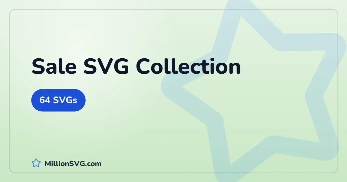Sale SVG collection cover
