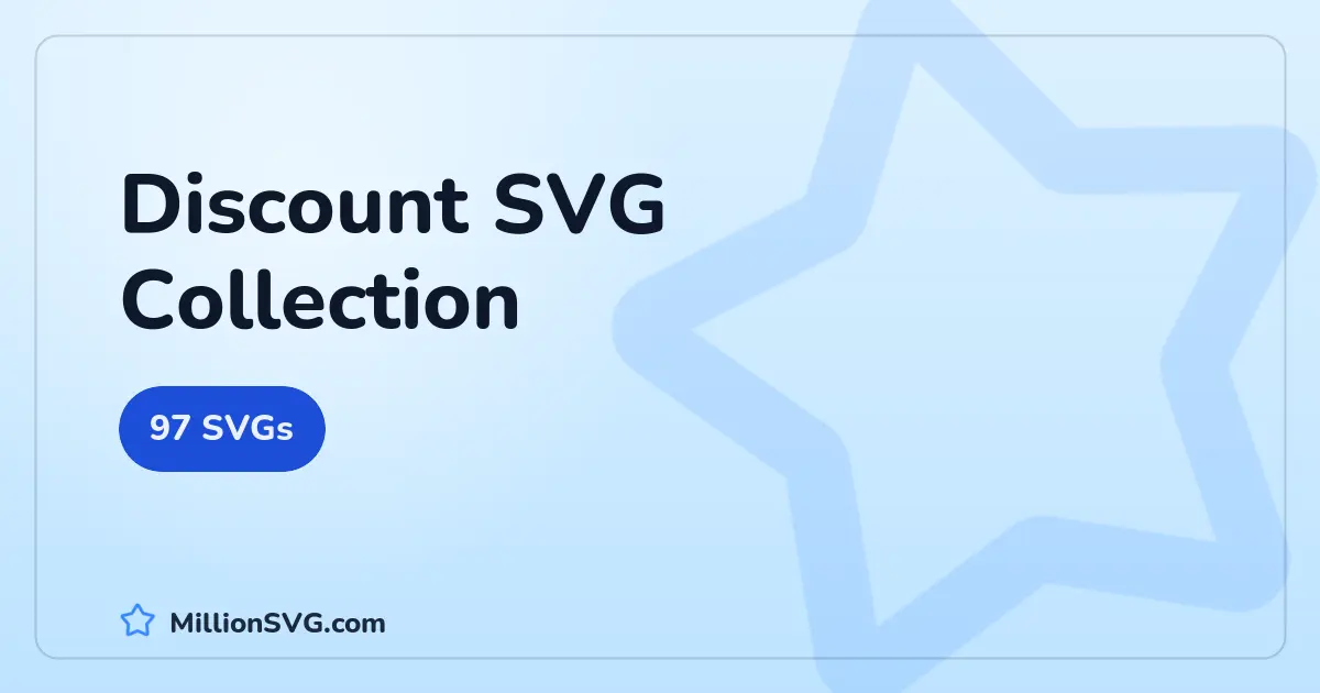 Discount SVG collection cover